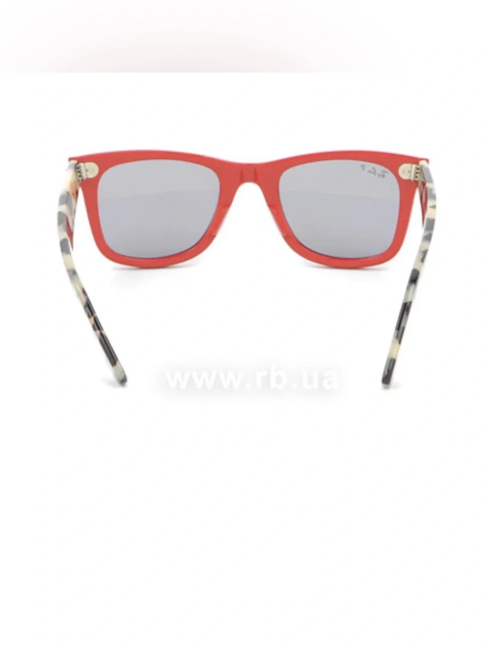 Ray-Ban RB2140 Original Wayfarer Pop Red Havana Polarized Sunglasses 50mm